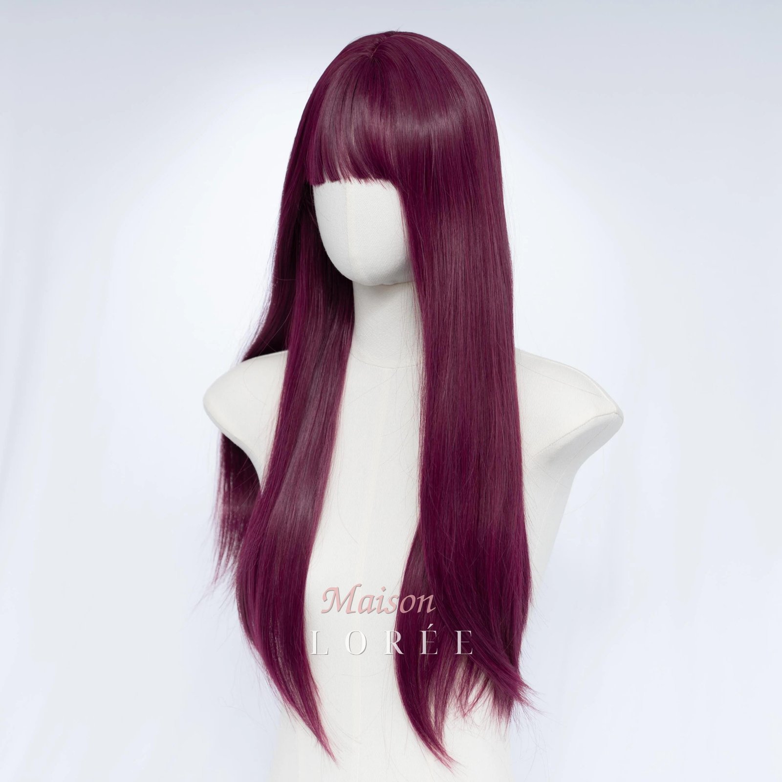 Droite magenta riche avec frange – Image 3