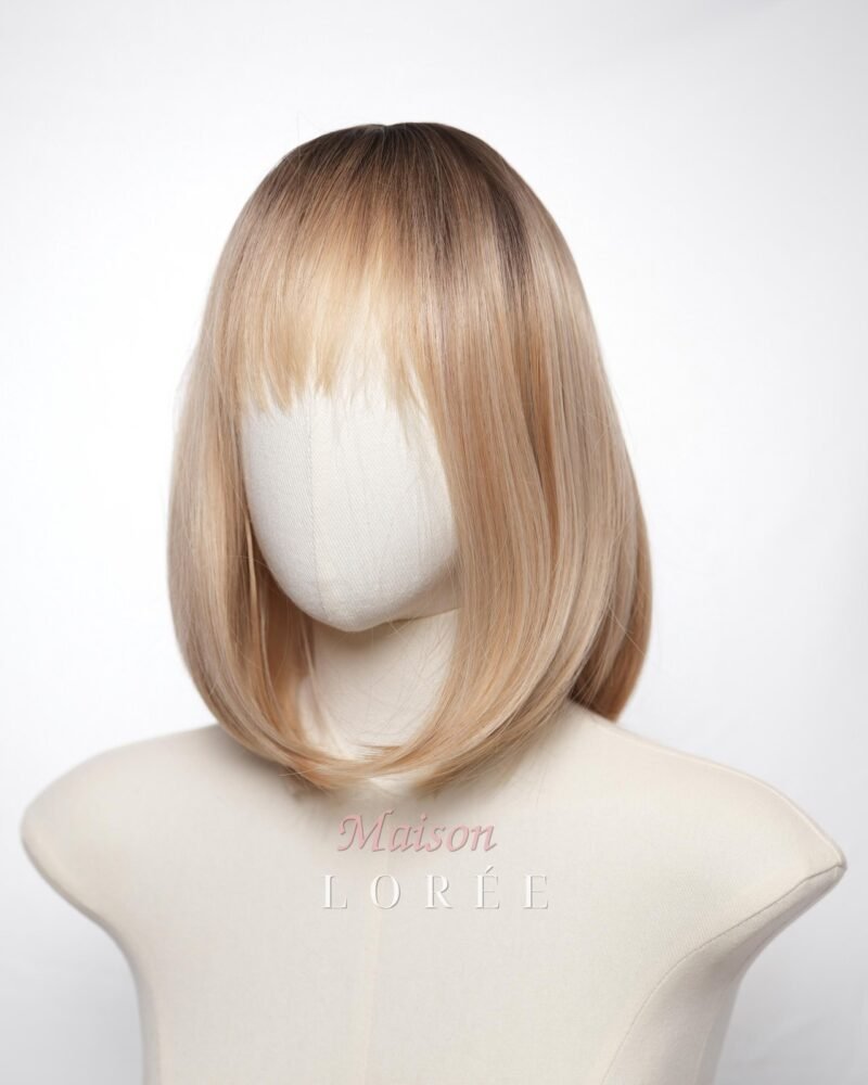 Perruque blonde ombrée de 30 cm (12 po.)
