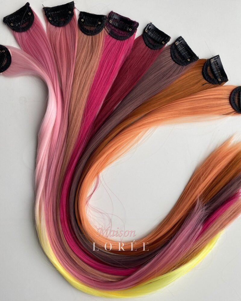 Rallonges pour mèches de cheveux à clip de 24 po.