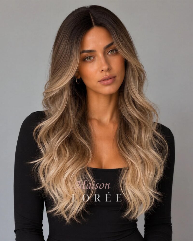 Petite Perruque Lace Front Blond Doré Ombré