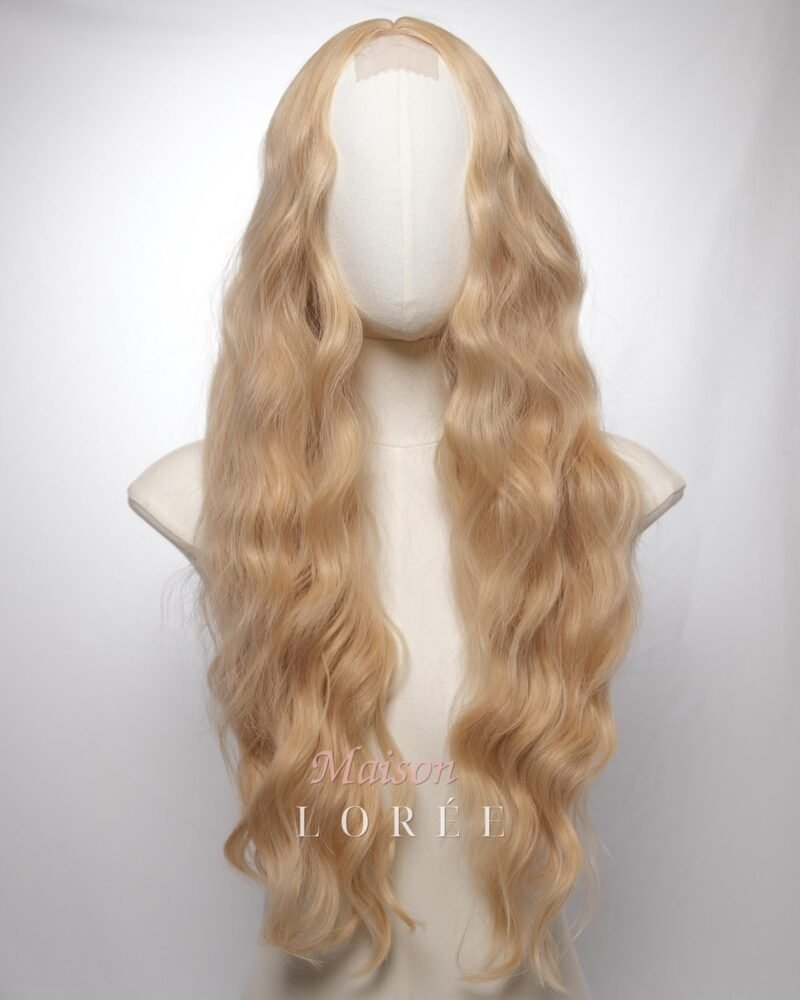 Petite Perruque Ondulée Lace Front De 61 cm