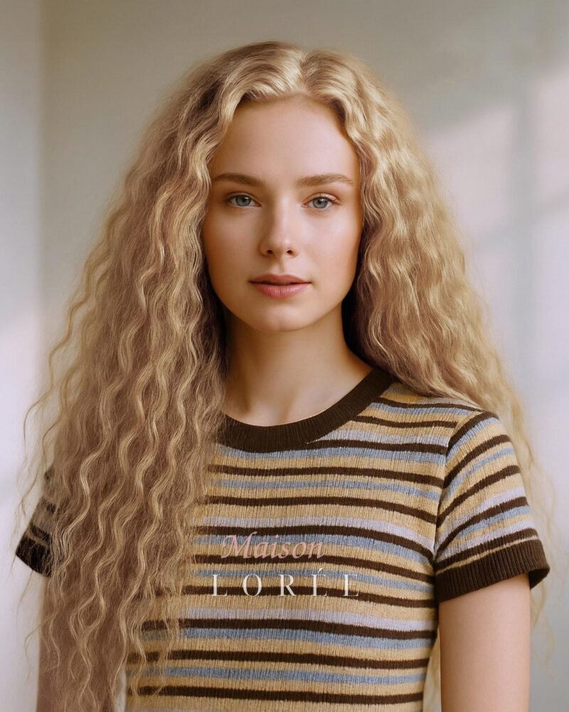 Perruque lace frontale blonde bouclée 13 x 4 22 pouces