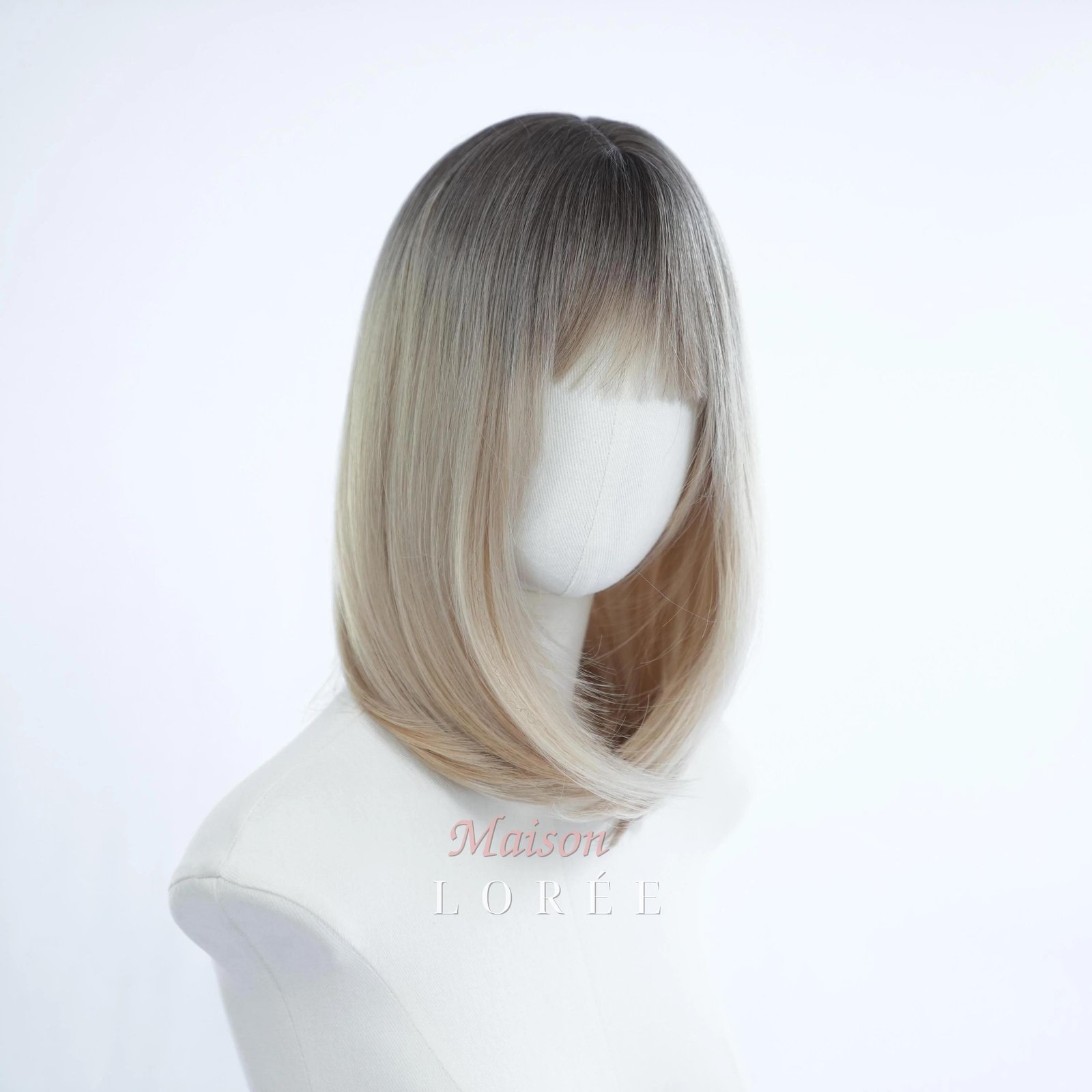 Perruque ombrée de 30 cm (12 po.) – Image 3