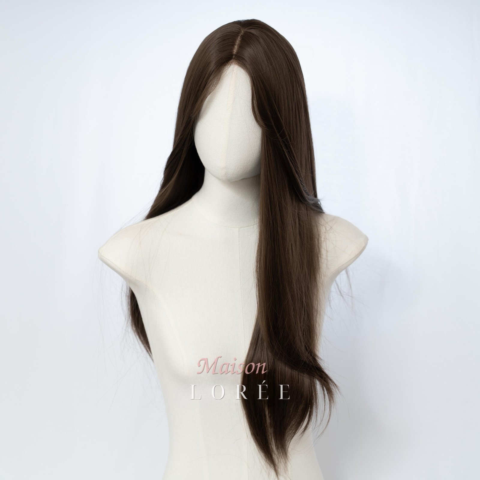Petite perruque lacet droite de 61 cm (24 po) – Image 3