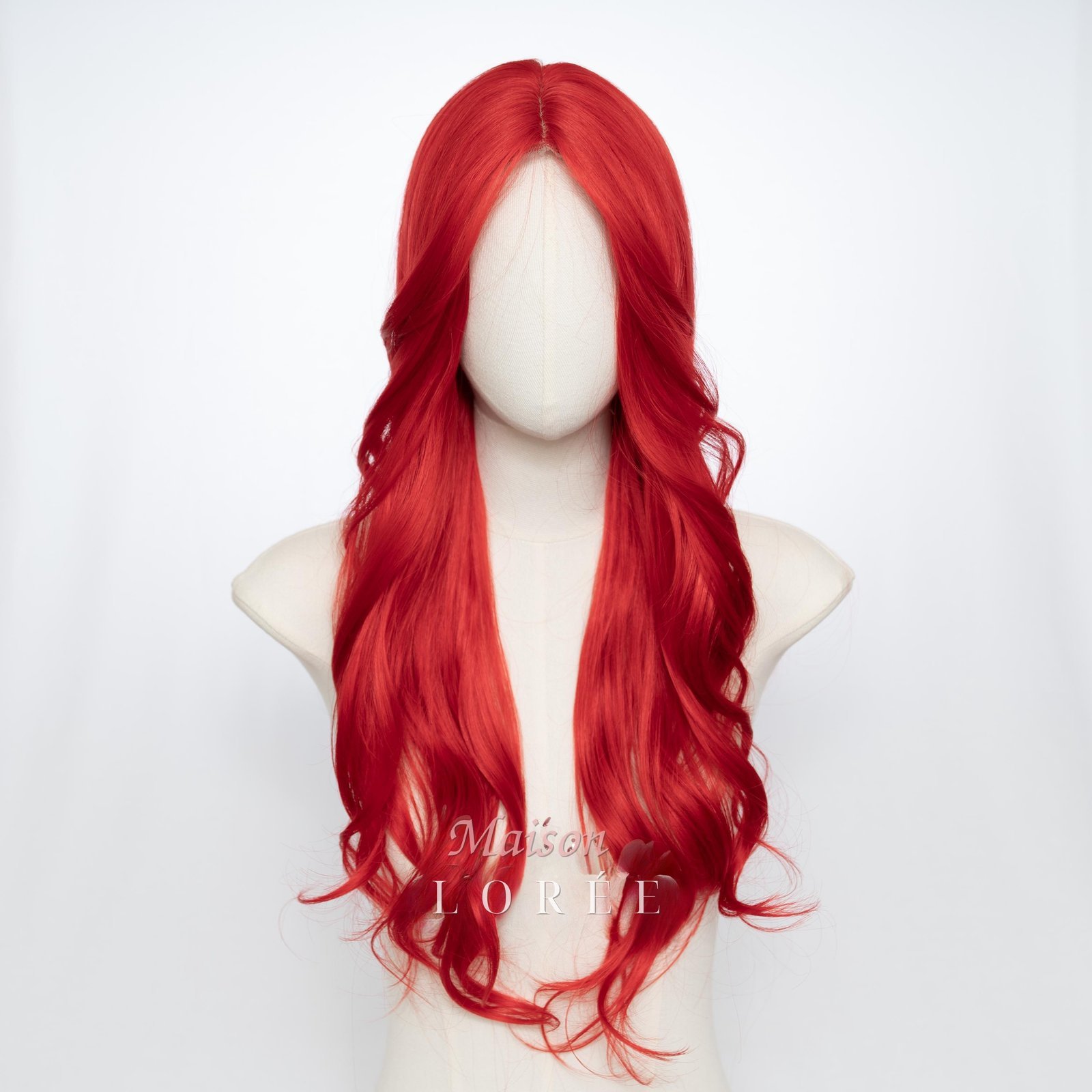 Petite Perruque Lace Front Rouge 24 pouces